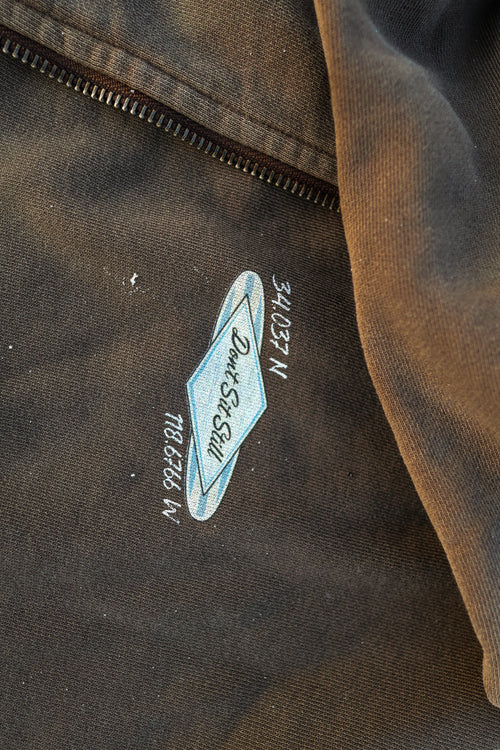 Malibu Ruffled Vintage Zip up