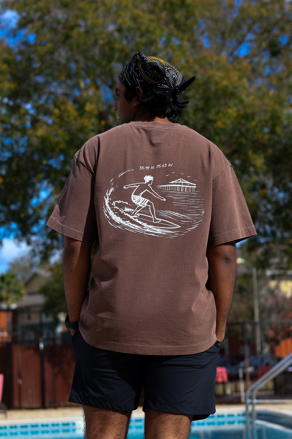 Vintage Washed  Outer Banks Oversized Cotton T-Shirt