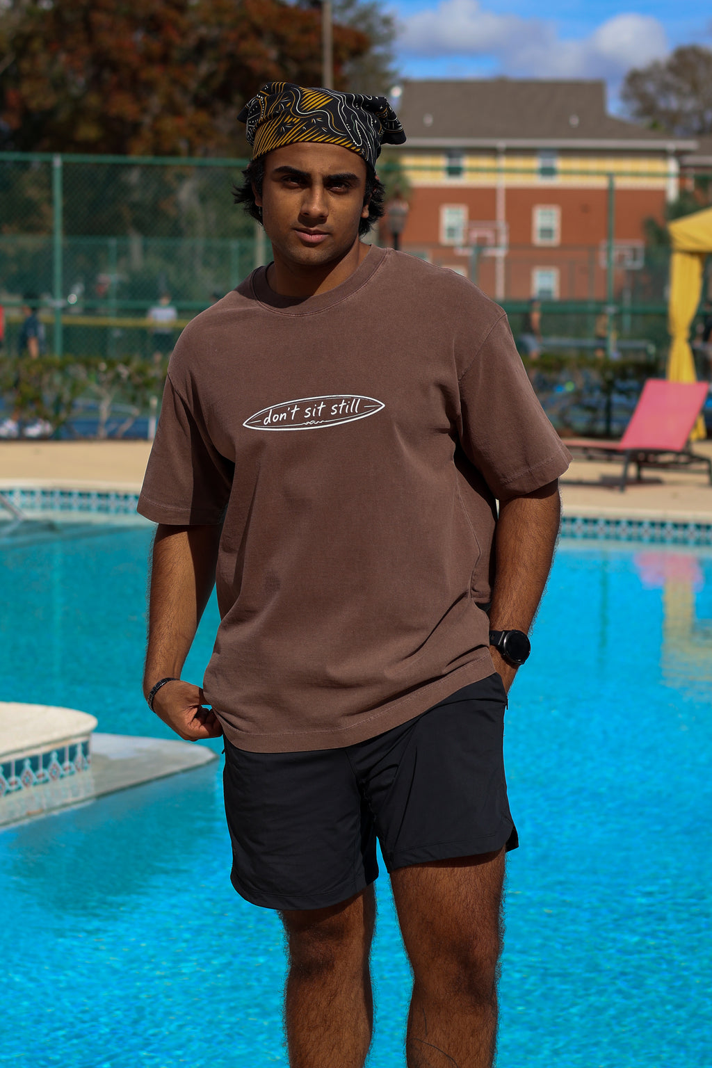 Vintage Washed  Outer Banks Oversized Cotton T-Shirt