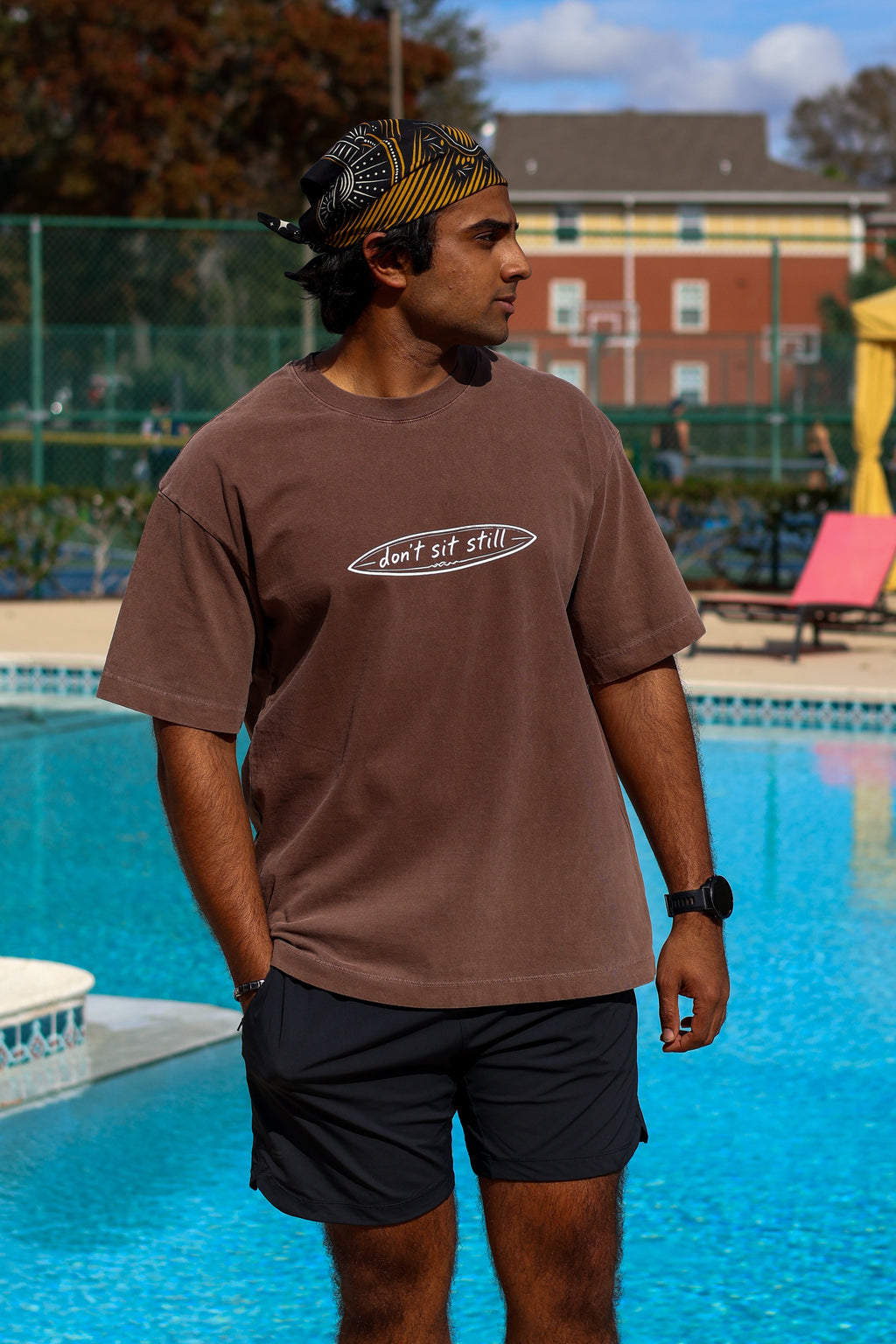 Vintage Washed  Outer Banks Oversized Cotton T-Shirt