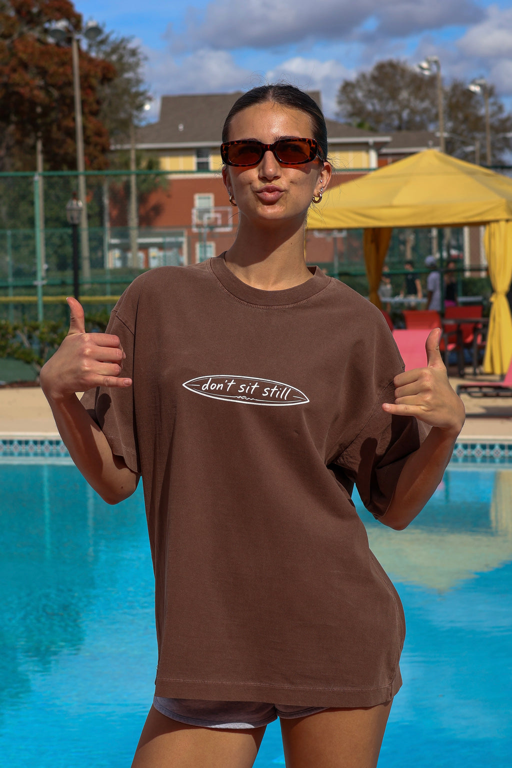 Vintage Washed  Outer Banks Oversized Cotton T-Shirt