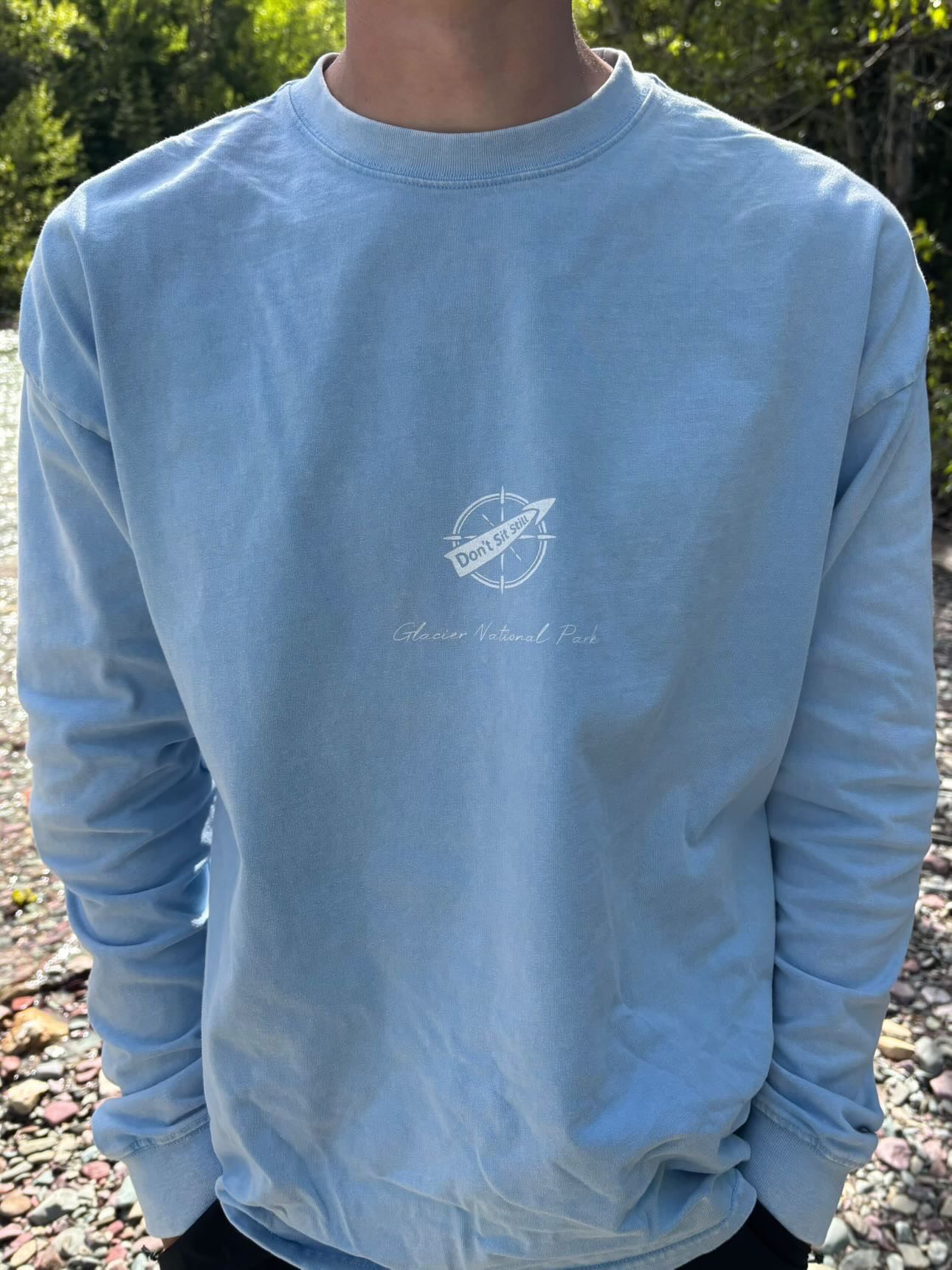 Glacier Park Long Sleeve washed t-shirt