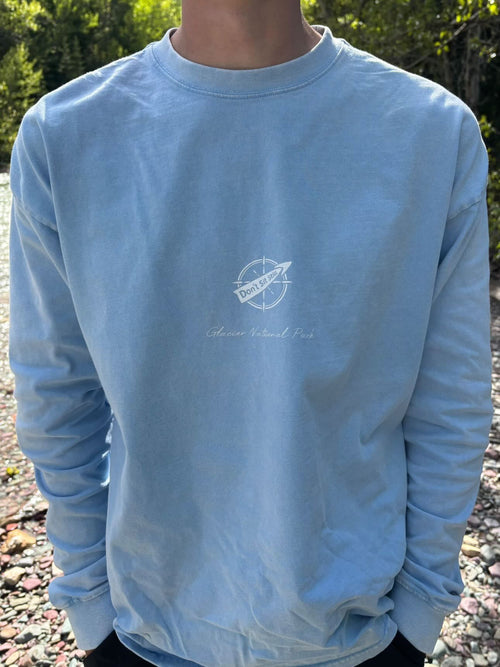Glacier Park Long Sleeve washed t-shirt